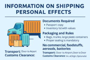 Sea LCL Groupage vs Air Freight for Excess Baggage